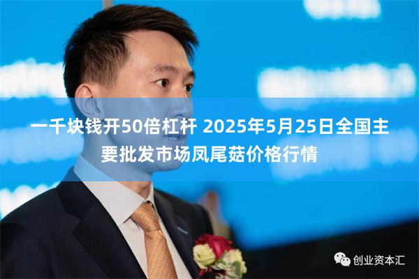 一千块钱开50倍杠杆 2025年5月25日全国主要批发市场凤尾菇价格行情
