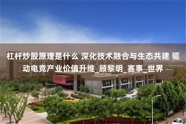 杠杆炒股原理是什么 深化技术融合与生态共建 驱动电竞产业价值升维_顾黎明_赛事_世界