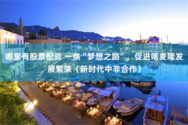 哪里有股票配资 一条“梦想之路”，促进喀麦隆发展繁荣（新时代中非合作）